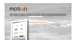 Desktop Screenshot of motion-tm.de